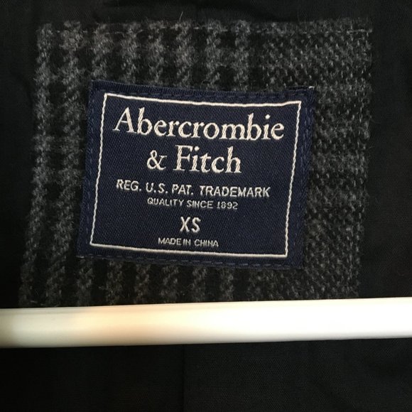 Abercrombie & Fitch Wool-Blend Dad Coat (LIKE NEW) - Picture 5 of 6